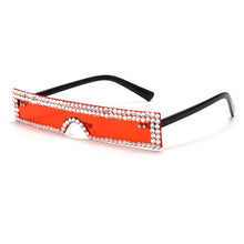 Load image into Gallery viewer, Rectangle Sunglasses Women 2023  Brand Designer Red Pink Clear Small Lens Personality Sun Glasses Shades UV400