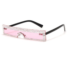 Load image into Gallery viewer, Rectangle Sunglasses Women 2023  Brand Designer Red Pink Clear Small Lens Personality Sun Glasses Shades UV400