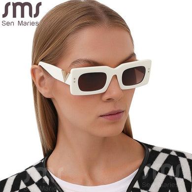 Rectangle Sunglasses Women Brand Designer Vintage Sun Glasses Ladies Eyewear UV400 Goggle Shades