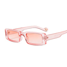 Load image into Gallery viewer, Rectangle Sunglasses Women Small Frame Square Ladies Sun Glasses Ins Style Hip Hop Green Mirror Oculos De Sol
