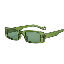 Load image into Gallery viewer, Rectangle Sunglasses Women Small Frame Square Ladies Sun Glasses Ins Style Hip Hop Green Mirror Oculos De Sol