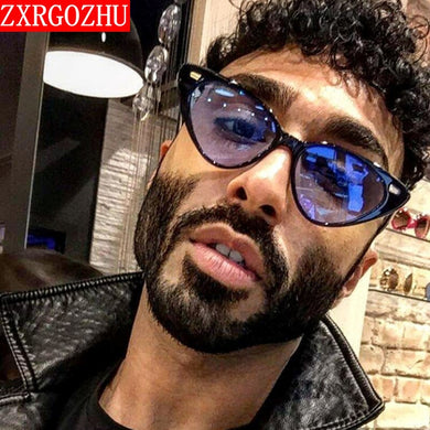 Retro Cat Eye Sunglasses Men Women Brand Designer Sun Glasses for Male Female Stylish Eyewear Vintage Oculos De Sol UV400