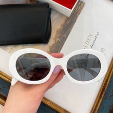 Load image into Gallery viewer, Retro Cat Eye Sunglasses Women  Brand Designer Eyewear Women/Men Oval white Glasses Women Gafas De Sol Muje