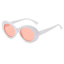 Load image into Gallery viewer, Retro Cat Eye Sunglasses Women  Brand Designer Eyewear Women/Men Oval white Glasses Women Gafas De Sol Muje
