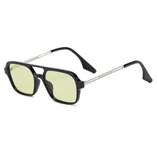 Load image into Gallery viewer, Retro Double Bridge Sunglasses Steam Punk Gradient Eyewear Trending Hollow Leopard Blue Sun Glasses Men Women Shades gafas