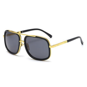 Retro European and American Sunglasses Men and Women Trend Metal Glasses Personality Sunglasses Men