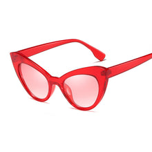 Load image into Gallery viewer, Retro Sunglasses Women Brand Designer Vintage Cat Eye Black Sun Glasses Female Lady UV400 Oculos