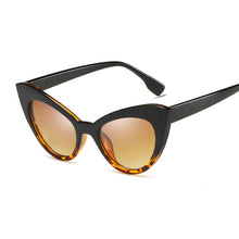 Load image into Gallery viewer, Retro Sunglasses Women Brand Designer Vintage Cat Eye Black Sun Glasses Female Lady UV400 Oculos