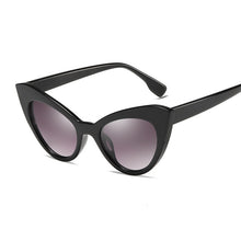 Load image into Gallery viewer, Retro Sunglasses Women Brand Designer Vintage Cat Eye Black Sun Glasses Female Lady UV400 Oculos