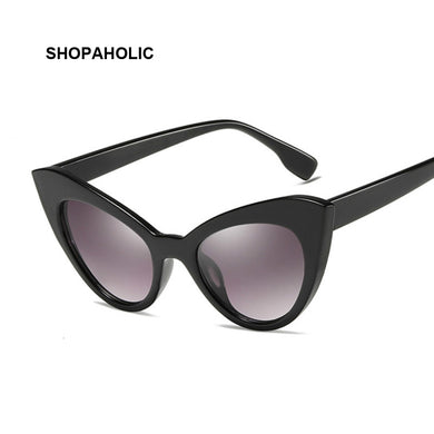 Retro Sunglasses Women Brand Designer Vintage Cat Eye Black Sun Glasses Female Lady UV400 Oculos
