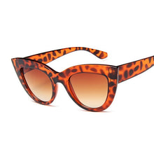 Load image into Gallery viewer, Retro Sunglasses Women Brand Designer Vintage Cat Eye Black Sun Glasses Female Lady UV400 Oculos