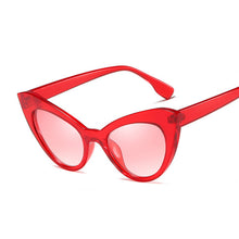 Load image into Gallery viewer, Retro Sunglasses Women Brand Designer Vintage Cat Eye Black Sun Glasses Female Lady UV400 Oculos