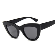 Load image into Gallery viewer, Retro Sunglasses Women Brand Designer Vintage Cat Eye Black Sun Glasses Female Lady UV400 Oculos
