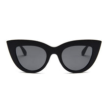 Load image into Gallery viewer, Retro Sunglasses Women Brand Designer Vintage Cat Eye Black Sun Glasses Female Lady UV400 Oculos
