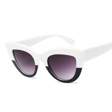 Load image into Gallery viewer, Retro Sunglasses Women Brand Designer Vintage Cat Eye Black Sun Glasses Female Lady UV400 Oculos