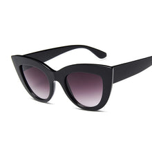 Load image into Gallery viewer, Retro Sunglasses Women Brand Designer Vintage Cat Eye Black Sun Glasses Female Lady UV400 Oculos