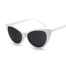 Load image into Gallery viewer, Retro Sunglasses Women Brand Designer Vintage Cat Eye Black White Sun Glasses Female Lady UV400 Oculos