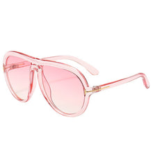 Load image into Gallery viewer, Retro Large Frame Toad Mirror Sunglasses for Women  Brand Design Oval One Piece Sun Glass Driving Shade Eyewear UV400