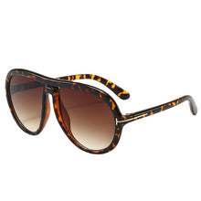 Load image into Gallery viewer, Retro Large Frame Toad Mirror Sunglasses for Women  Brand Design Oval One Piece Sun Glass Driving Shade Eyewear UV400