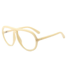 Load image into Gallery viewer, Retro Large Frame Toad Mirror Sunglasses for Women  Brand Design Oval One Piece Sun Glass Driving Shade Eyewear UV400