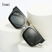 Load image into Gallery viewer, Retro Metal Chain Square Women Sunglasses Brand Designer Ladies Sun Glasses Vintage Ins Trending Shades UV400 Eyegla