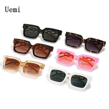 Load image into Gallery viewer, Retro Metal Chain Square Women Sunglasses Brand Designer Ladies Sun Glasses Vintage Ins Trending Shades UV400 Eyegla