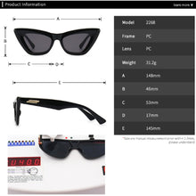 Load image into Gallery viewer, Retro Modern Cat Eye Sunglasses For Women Brand Designer Sun Glasses Ladies Shades Uv400 Eyewear Trending Product