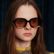 Load image into Gallery viewer, Retro Oval Women Sunglasses For Men Small Frame Gradient Shades UV400 Sun Glasses Trending Vintage Black Blue Eyewea