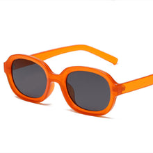 Load image into Gallery viewer, Retro Oval Women Sunglasses For Men Small Frame Gradient Shades UV400 Sun Glasses Trending Vintage Black Blue Eyewea