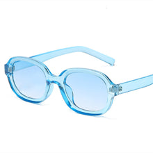Load image into Gallery viewer, Retro Oval Women Sunglasses For Men Small Frame Gradient Shades UV400 Sun Glasses Trending Vintage Black Blue Eyewea