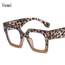 Carica l'immagine nel visualizzatore di Gallery, Occhiali da vista retrò oversize quadrati anti luce blu per donna Uomo Occhiali da vista moderni per computer Reding trasparenti Prodotti di tendenza