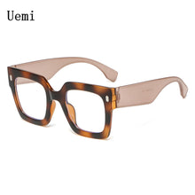 Carica l'immagine nel visualizzatore di Gallery, Occhiali da vista retrò oversize quadrati anti luce blu per donna Uomo Occhiali da vista moderni per computer Reding trasparenti Prodotti di tendenza