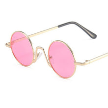 Load image into Gallery viewer, Retro Personality Round Trend Female Sunglasses Punk Metal Glasses Red Lens Eyeglasses Men Eyewear Women