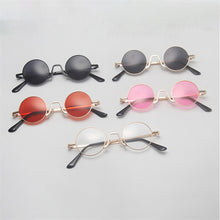 Load image into Gallery viewer, Retro Personality Round Trend Female Sunglasses Punk Metal Glasses Red Lens Eyeglasses Men Eyewear Women