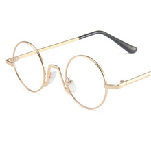 Load image into Gallery viewer, Retro Personality Round Trend Female Sunglasses Punk Metal Glasses Red Lens Eyeglasses Men Eyewear Women
