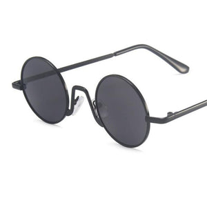 Retro Personality Round Trend Female Sunglasses Punk Metal Glasses Red Lens Eyeglasses Men Eyewear Women