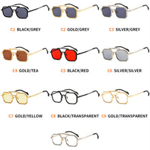 Load image into Gallery viewer, Retro Punk Square Sunglasses For Women Men Metal Frame Designer Sun Glasses Ins Popular Trending Shades UV400 Drivin