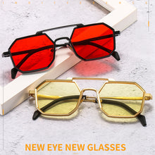 Load image into Gallery viewer, Retro Punk Square Sunglasses For Women Men Metal Frame Designer Sun Glasses Ins Popular Trending Shades UV400 Drivin
