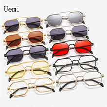 Load image into Gallery viewer, Retro Punk Square Sunglasses For Women Men Metal Frame Designer Sun Glasses Ins Popular Trending Shades UV400 Drivin