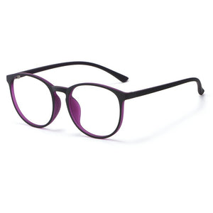 Retro Round Frame Ultralight TR90 Full Frame Small Spectacle Frame For Men And Women Casual Prescription Frame 1066