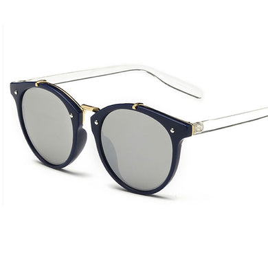 Retro Round Sunglasses Women ladies vintage Designer Vintage Sun Glasses Coating Sunglasses for Women retro De Sol lunette
