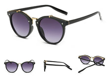 Carica l'immagine nel visualizzatore di Gallery, Occhiali da sole rotondi retrò Occhiali da sole da donna vintage Designer Occhiali da sole vintage con rivestimento Occhiali da sole per donna retro De Sol lunetta 