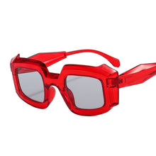 Load image into Gallery viewer, Retro Square Jelly Sunglasses For Women Men Brand Designer  Sun Glasses Thick Border Ins Trending Ladies Shades U