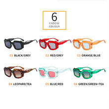 Load image into Gallery viewer, Retro Square Jelly Sunglasses For Women Men Brand Designer  Sun Glasses Thick Border Ins Trending Ladies Shades U