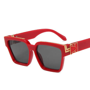Retro Square Sunglasses Women Brand Designer Sun Glasses Men Oversized Glasses  AS124