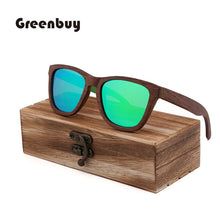Load image into Gallery viewer, Retro Trend Men&#39;s Wooden Sunglasses in 2023 Walnut Sandwich Bamboo Wood Polarized UV400 Men&#39;s and Women&#39;s Sunglasses