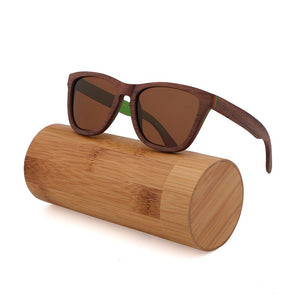 Retro Trend Men's Wooden Sunglasses in 2023 Walnut Sandwich Bamboo Wood Polarized UV400 Men's and Women's Sunglasses