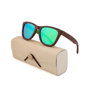 Retro Trend Men's Wooden Sunglasses in 2023 Walnut Sandwich Bamboo Wood Polarized UV400 Men's and Women's Sunglasses