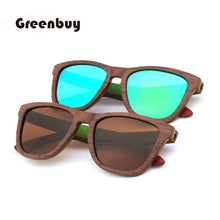 Load image into Gallery viewer, Retro Trend Men&#39;s Wooden Sunglasses in 2023 Walnut Sandwich Bamboo Wood Polarized UV400 Men&#39;s and Women&#39;s Sunglasses