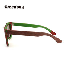Load image into Gallery viewer, Retro Trend Men&#39;s Wooden Sunglasses in 2023 Walnut Sandwich Bamboo Wood Polarized UV400 Men&#39;s and Women&#39;s Sunglasses